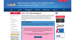 Desktop Screenshot of emergencyservicesdirectory.org